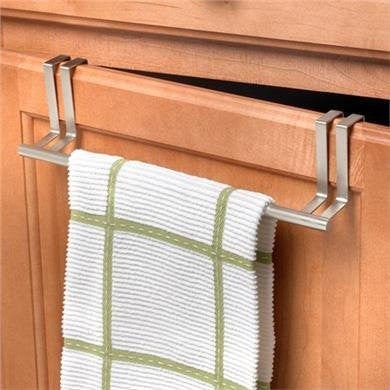 Over the Cabinet/Drawer 11" Towel Bar 1/Card - Brushed Nickel