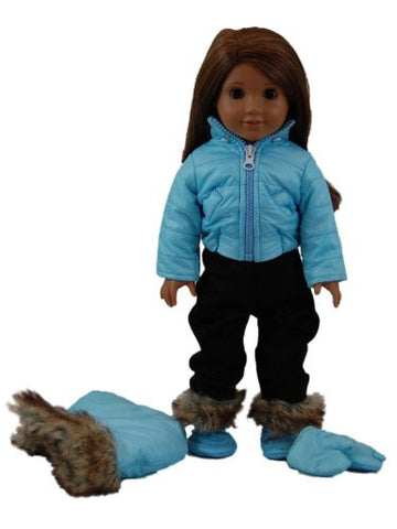 Winter Ski Time Outfit, Doll Clothes Fits 18" Girl Dolls