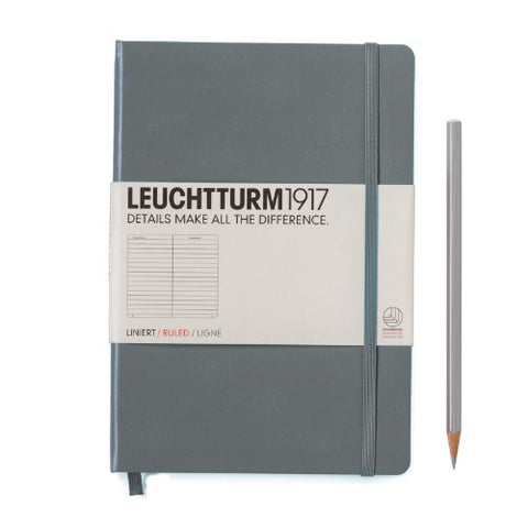 Anthracite, Medium, ruled