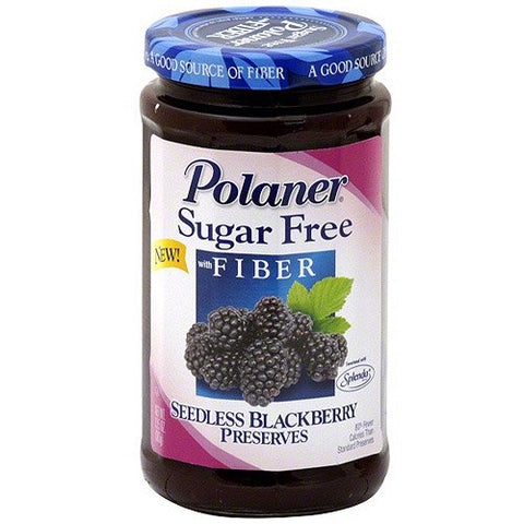 Sugar Free with Fiber, Seedless Blackberry Preserves, 13.5 Oz