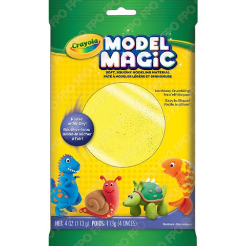 Model Magic, 4-oz. Pouch - Neon Yellow1, 2