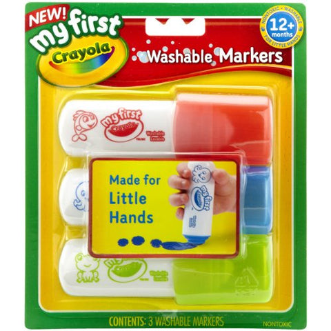 My First Crayola Washable Easy-Grip Markers