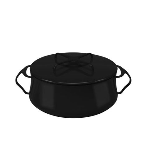 DANSK - KOBENSTYLE BLACK 4 QT CASSEROLE