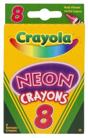 8 ct. Neon Crayons
