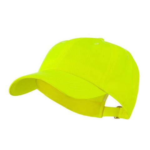 Decky, 6 Panel Neon Cap - Yellow (fitting up to XL)