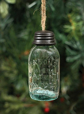 3.5 Inch Hanging Mason Jar Ornament