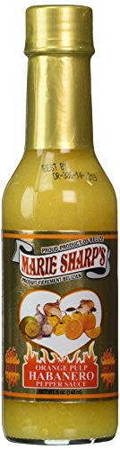 Marie Sharp's Orange Pulp Habanero Hot Sauce 5 oz