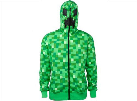 Minecraft Creeper Premium Zip-up Hoodie