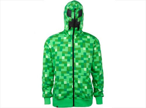 Minecraft Creeper Premium Zip-up Hoodie
