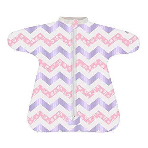 Cozy Baby Sleeper by Revelae - Sweet Chevron - Large