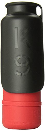 H2O4K9 - Insulated Dog Water Bottle - Red, 25oz