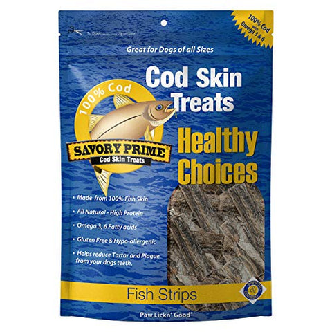 Sales Cod Skin Fish Strips 8Oz