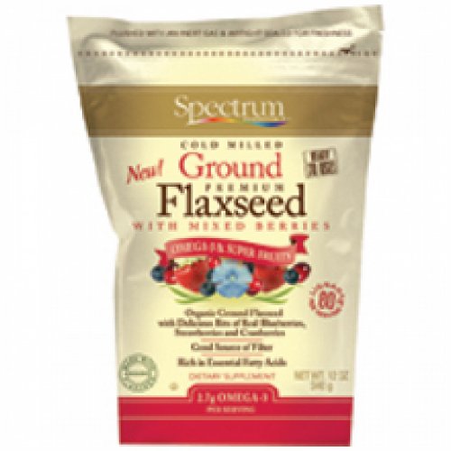 Flaxseed Ground With Mixed Berries, Organic 12.0 OZ