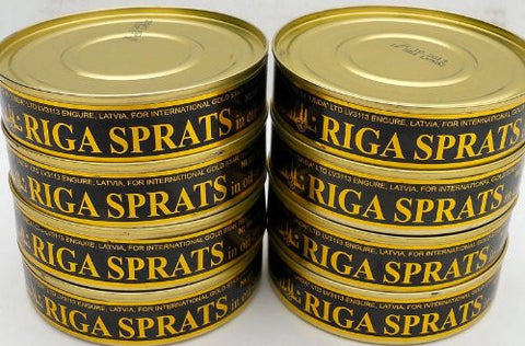 Smoked Latvian Sprats, 5.6 oz