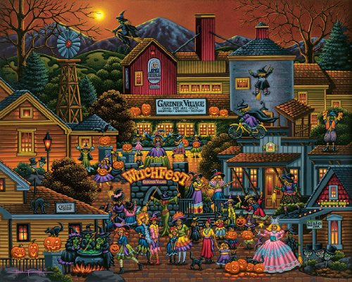 Witchfest 500 Pieces Box Puzzles, 16x20 inch