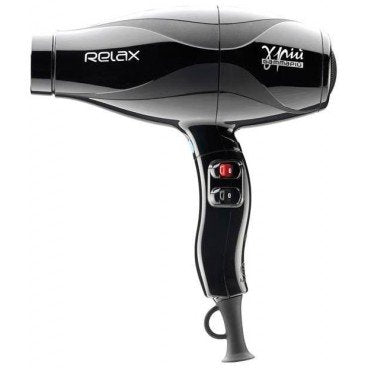 Relax Silent Dryer Professional Blow Dryer, 1600W Front, Black