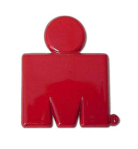 Ironman Chrome Auto Emblem (RED)