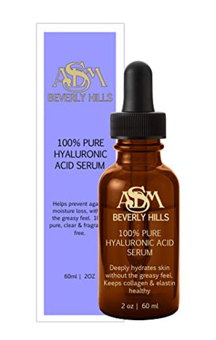 100% PURE HYALURONIC ACID SERUM 2oz/60ml
