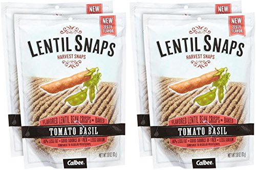 Harvest Snaps Lentil Crisps, Tomato Basil, 3 oz