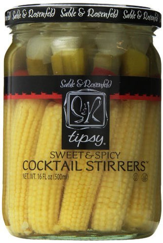 Sweet/Spicy Tipsy Cocktail Stirrers, 16 oz