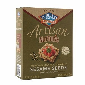 Blue Diamond Cracker/Bread Specialty Crackers Artisan, Sesame Seed 4.25 oz