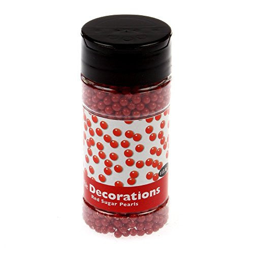 Red Sugar Pearls  113.4g  4mm