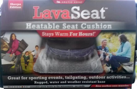 Lava Seat Heatable Reusable Cushion - Black