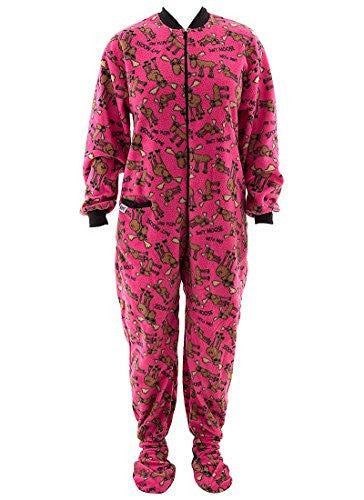 Lazy One Don't Moose With Me - 720, Footeez - Adult Girl, XL