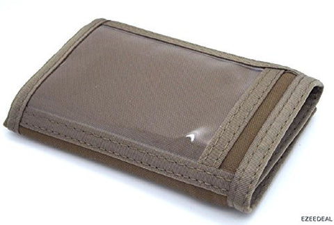 Trifold ID Wallet, Coyote Brown