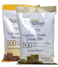 Calcium Citrate Chewy Bites Peanut Butter/Choc  500mg (90ct)