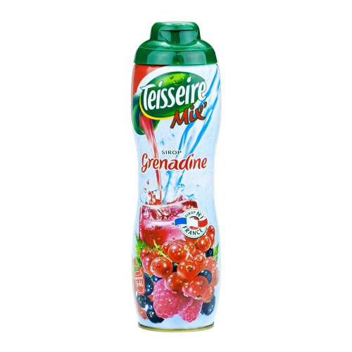 French Grenadine Pomegranate Teisseire Concentrated Syrup, 600mL