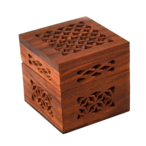 Small Cutwork Wood Box