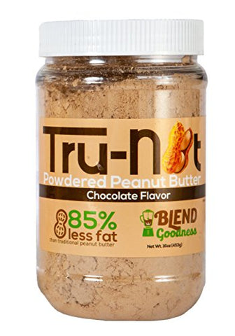 Tru-Nut Powdered Peanut Butter, Chocolate Flavor 16oz