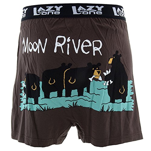 Lazy One Comical Boxers, Moon River, XL