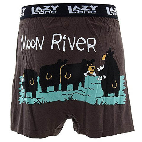 Lazy One Comical Boxers, Moon River, XL