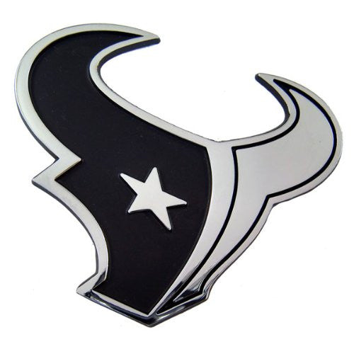 Chrome Auto Emblem - Houston Texans