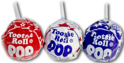 Flag Tootsie Roll Pops 5 lb  120 ct