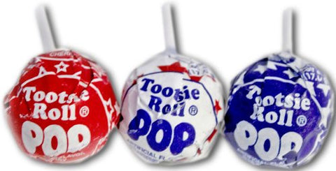 Flag Tootsie Roll Pops 5 lb  120 ct