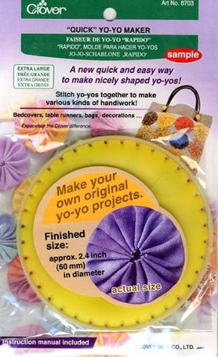 Clover Needlecraft Clover Quick Yo-Yo Maker Extra Large 2-3/8in