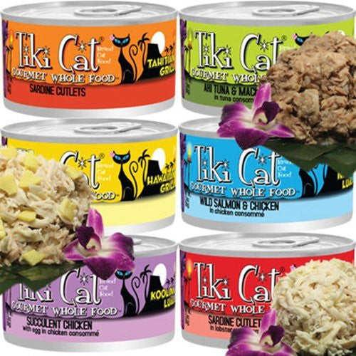 Tiki Cat Canned Cat King Kameham Variety Pack 2.8 oz Case 12
