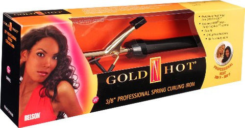 Professional 3/8" Spring Grip Curling Iron