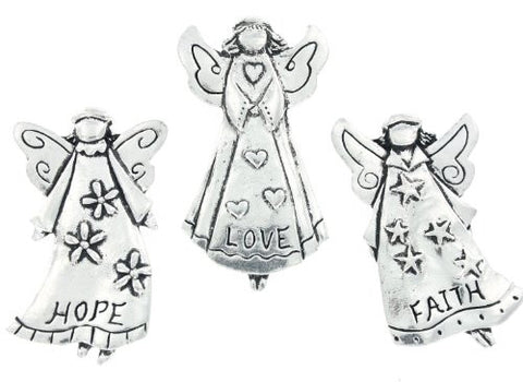 Hope Angels Medium Magnets Set of 3 w/ Gift Box