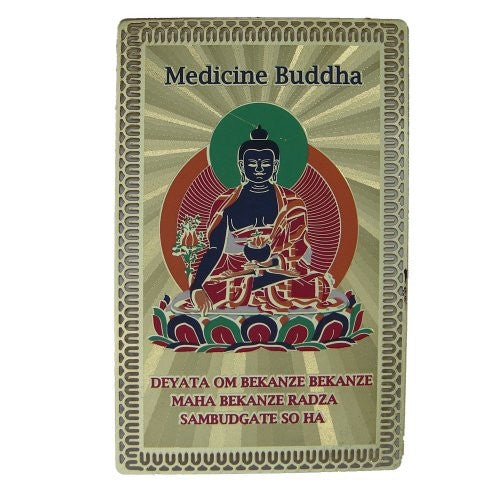 Medicine Buddha Health Talisman Cards