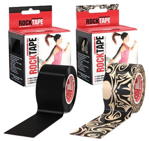 RockTape 2-Roll Gift Pack - Black/Tattoo