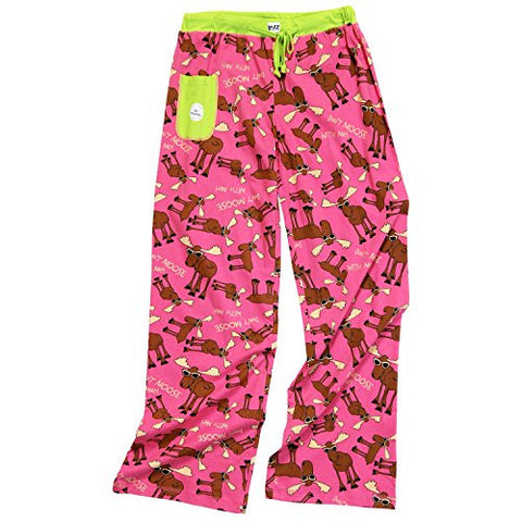 Lazy One Don't Moose With Me - 720, Junior's PJ Pant, XS