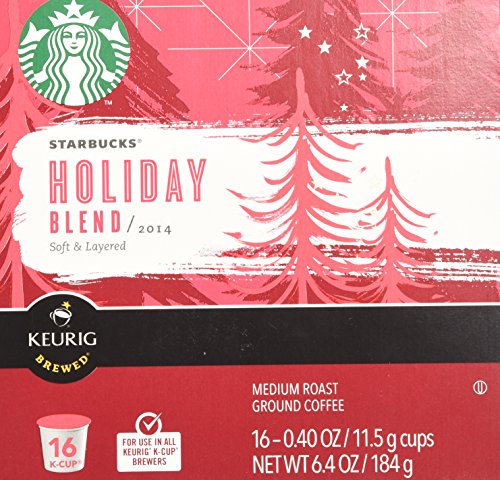 Starbucks, Holiday Blend - 16 ct , HOLIDAY LTO, medium roast, k-cup