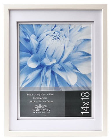 GALLERY SOLUTIONS 14X18 TO 11X14 WHITE AIRFLOAT