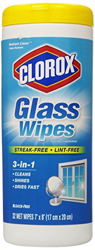 Clorox Glass Wipes, 3-in-1, Radiant Clean