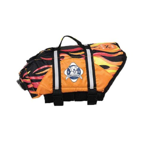 Designer Doggy Life Jacket Flames - X-Small
