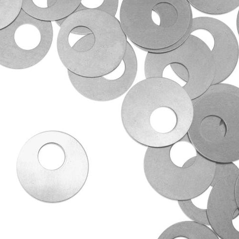 Offset Washer, 1", Stamping Blank - Aluminum, 20g (24pc)